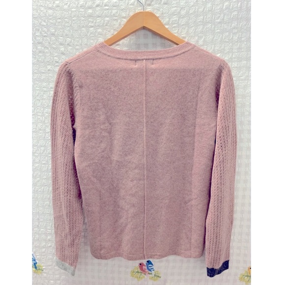 Knyt & Lynk 100% Cashmere V-Neck Sweater - Picture 7 of 9